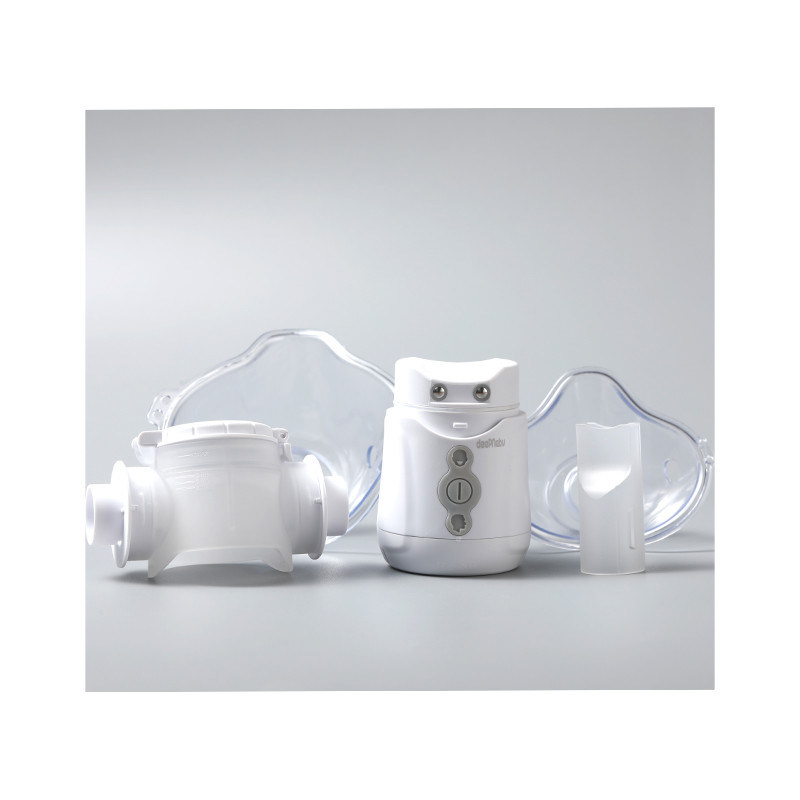 खांसी के लिए 3μm कफ मेश नेब्युलाइज़र पोर्टेबल बैटरी ड्यूल चैनल मोड