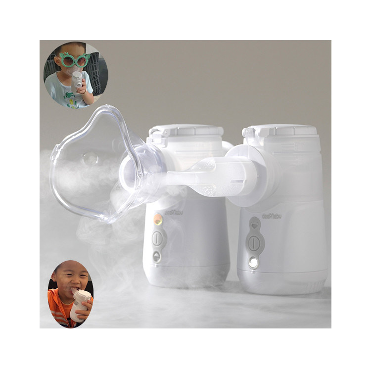 सीओपीडी के लिए किड्स एडल्ट हॉस्पिटल नेब्युलाइज़र पोर्टेबल 3.5μm 0.4mL / मिन नेब्युलाइज़र मशीन