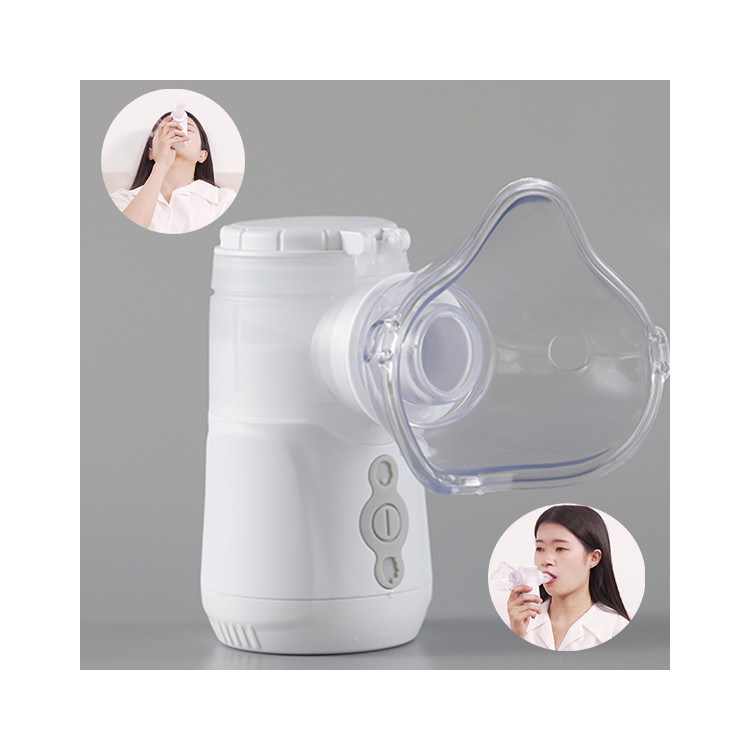 सीओपीडी के लिए किड्स एडल्ट हॉस्पिटल नेब्युलाइज़र पोर्टेबल 3.5μm 0.4mL / मिन नेब्युलाइज़र मशीन