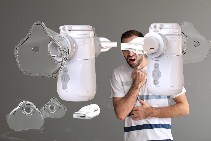 ≤40dB शोर स्तर और ≤3.8μm कण आकार के साथ पोर्टेबल नेब्युलाइज़र