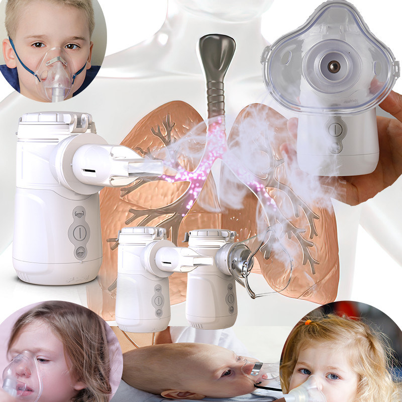 ≤3.2μm कण आकार सूक्ष्म कणों के परमाणुकरण दर ≥0.3ml/min और 1.5W की बिजली की खपत के साथ कम शोर जाल इनहेलर